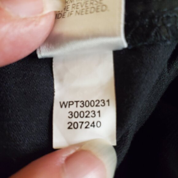 J. JILL SZ 18 Women's Black Soft Corduroy Straight Leg Jeans Pants - Picture 8 of 9